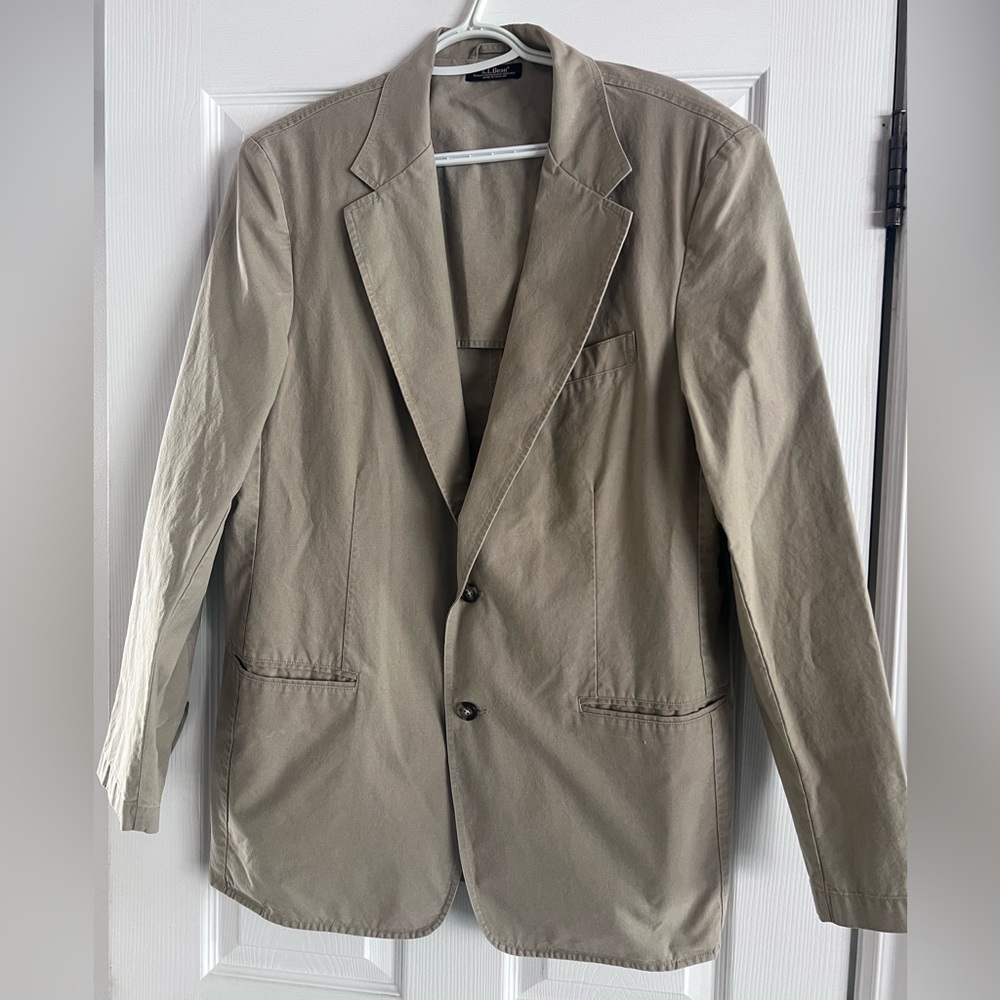 L.L. Bean  Vintage Beige Cotton lightweight Jacket